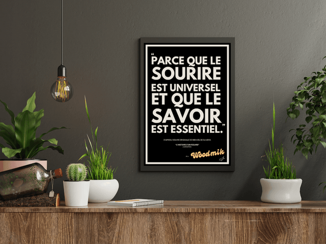 Affiche citation de la photo « l’école »
