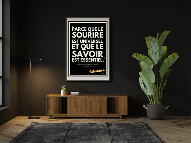 Affiche citation de la photo « l’école »